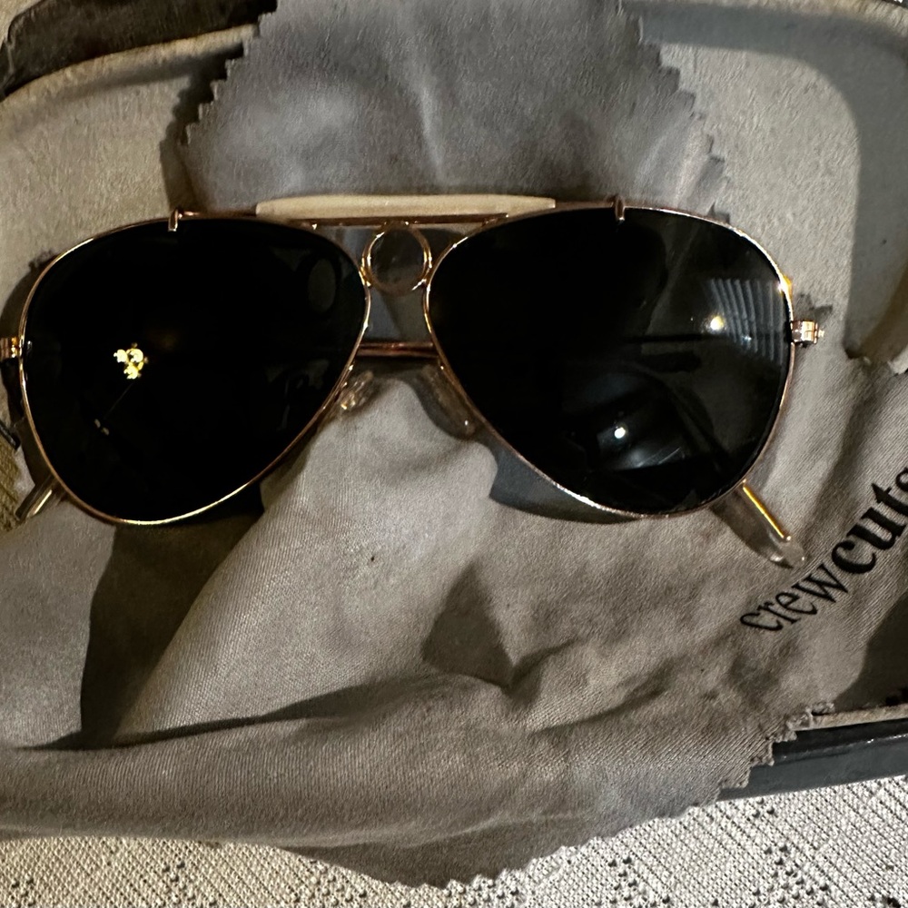 J. Crew Kids Sunglasses - Gold Frame with Black Lenses